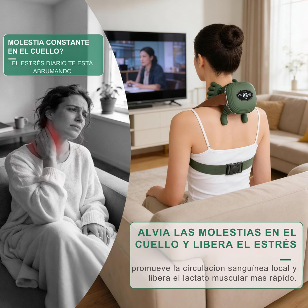 Masajeador Biónico 4D para Cuello y Hombros